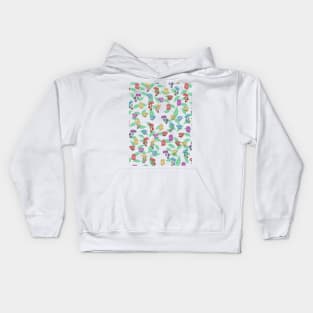 mushroom pattern Kids Hoodie